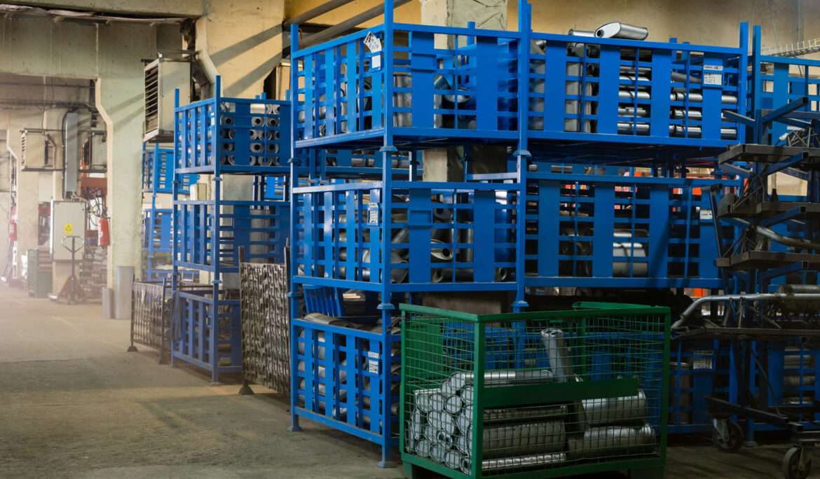 Metal pallet in Pakistan by KN Fabrication - Durable and reliable storage solution