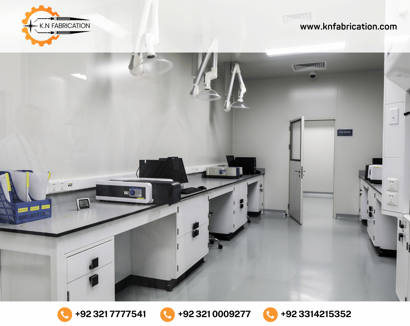 Laboratory Furniture in Pakistan by KN Fabrication
