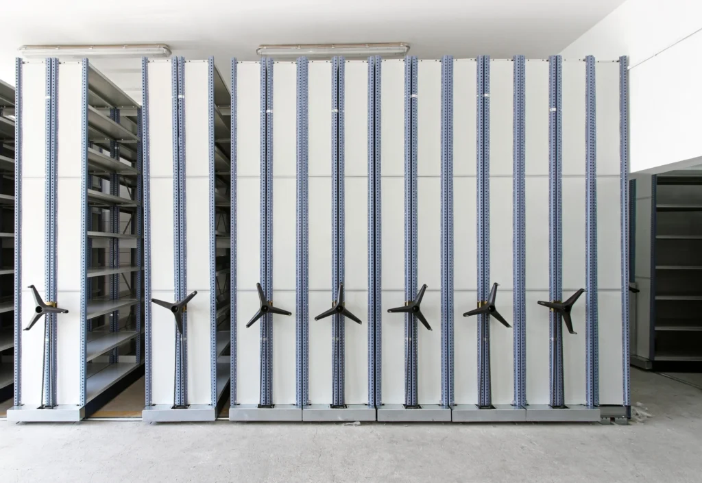 motorized mobile racks